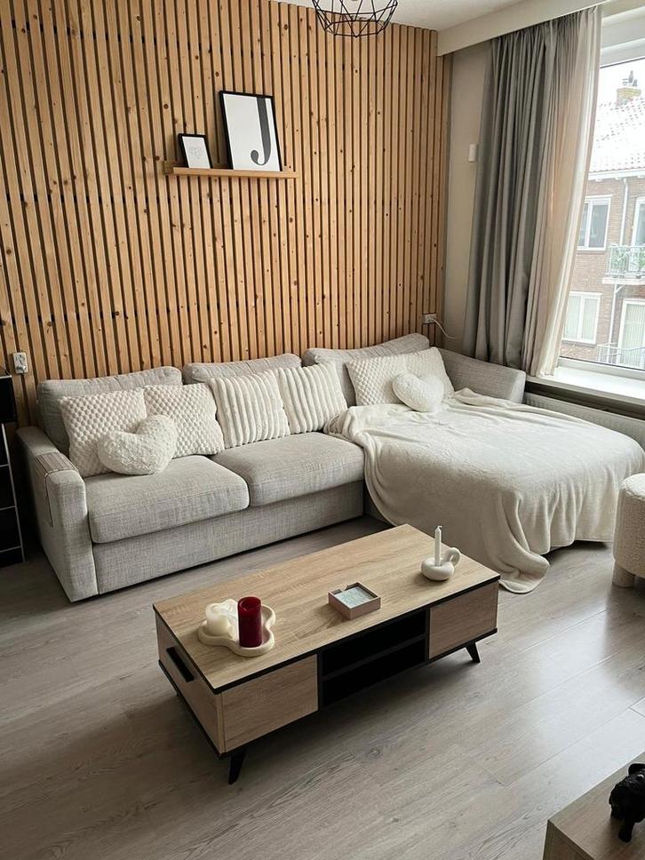 Loungebank met losse chaise longue (ophalen in rotterdam), Huis en Inrichting, Banken | Sofa's en Chaises Longues, Gebruikt, Ophalen