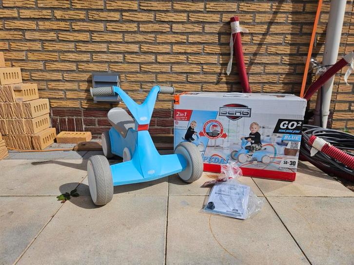 Berg GO2 Skelter - Loopfiets en Trapauto in één!, Kinderen en Baby's, Speelgoed | Buiten | Voertuigen en Loopfietsen, Zo goed als nieuw