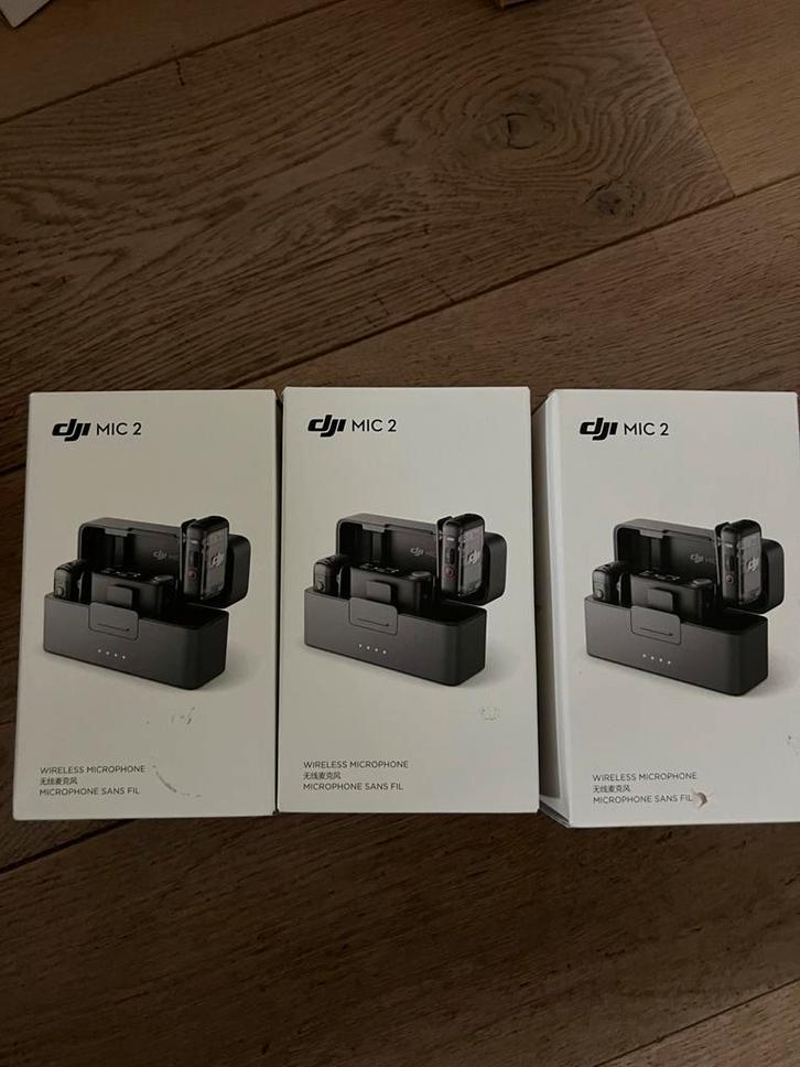 DJI Mic 2 - Nieuw in doos, Audio, Tv en Foto, Drones, Zo goed als nieuw, Ophalen of Verzenden