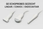 GE Echoprobes Gezocht – (Lineair / Convex / Endocavitaal), Diversen, Verpleegmiddelen, Ophalen of Verzenden