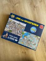 Jan v Haasteren legpuzzel - Vertrekhal/Zwemparadijs (2x1000), Ophalen of Verzenden, 500 t/m 1500 stukjes, Zo goed als nieuw, Legpuzzel