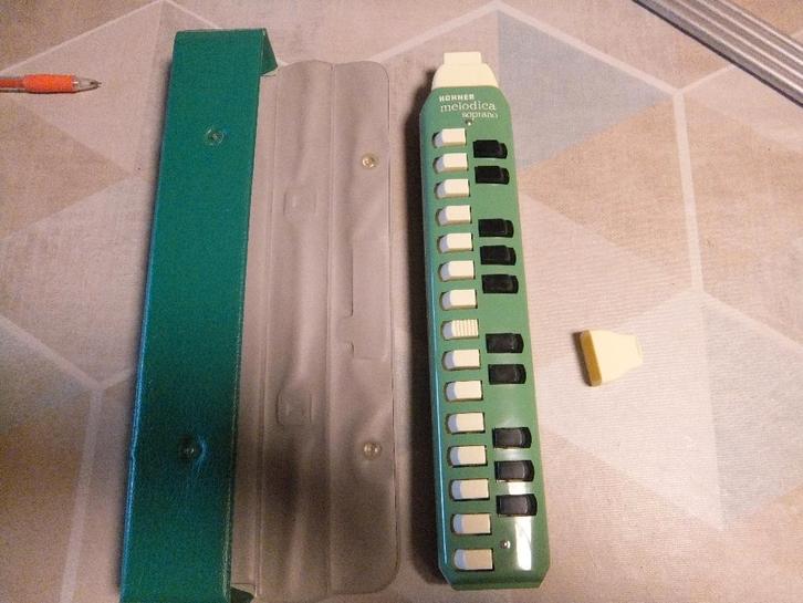 Hohner Melodica Soprano, Muziek en Instrumenten, Blaasinstrumenten | Mondharmonica's, Gebruikt, Overige typen, Met koffer of doosje