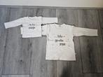 Twinning shirts: Trotse grote zus & lief klein zusje, Ophalen of Verzenden, Zo goed als nieuw, Overige maten
