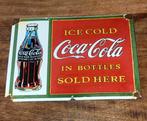 Coca-Cola Emaille Reclamebord Vintage, Verzamelen, Ophalen of Verzenden, Gebruikt, Reclamebord