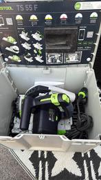 Festool invalzaag TS 55 FEBQ plus compleet, Doe-het-zelf en Verbouw, Gereedschap | Zaagmachines, Invalzaag, Ophalen of Verzenden