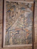 Oude schoolplaat: De Noormannen voor Dorestad, Ophalen of Verzenden