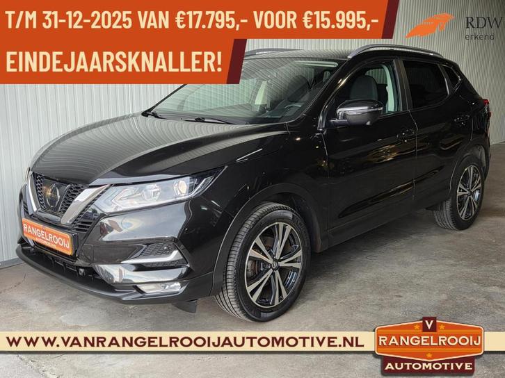 Nissan Qashqai 1.2 N-Connecta, pano, 360gr. cam, clima, crui, Auto's, Nissan, Bedrijf, Te koop, Qashqai, 360° camera, ABS, Achteruitrijcamera