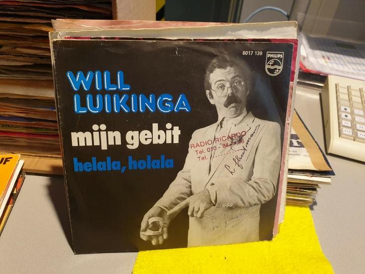 Will Luikinga - Mijn gebit (f9), Cd's en Dvd's, Vinyl Singles, Gebruikt, Nederlandstalig, Ophalen of Verzenden