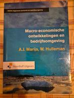 Macro-economische ontwikkelingen en bedrijfsomgeving Marijs, Verzenden, Zo goed als nieuw, Economie en Marketing, Noordhoff Uitgevers