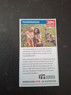 Hunebedcentrum 20% korting, Tickets en Kaartjes, Drie personen of meer, Kortingsbon, Overige typen