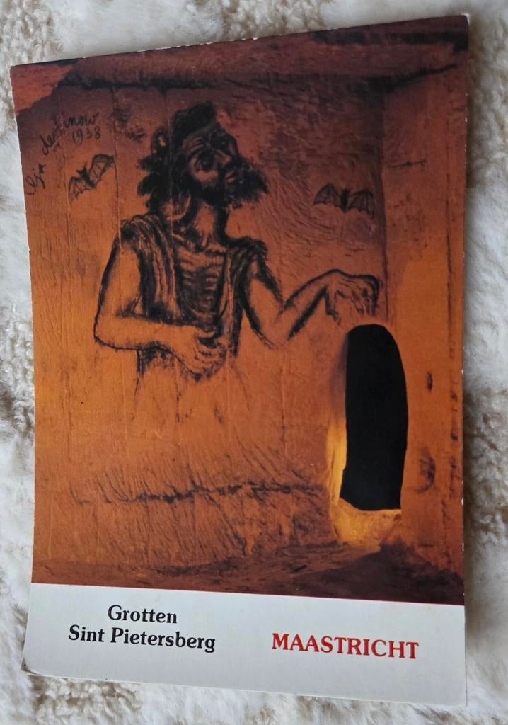 Muurschildering - Grotten van de St. Pietersberg Maastricht, Verzenden, 1980 tot heden, Ongelopen, Limburg