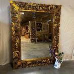 Barok Spiegel – houten lijst goud - 180 x 140 cm- TTM Wonen, Antiek en Kunst, Antiek | Spiegels, 100 tot 150 cm, 150 tot 200 cm