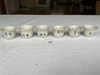 Vintage 6 Chinese Drinking Bai Jiu Porcelain Cup, Ophalen of Verzenden
