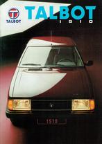 Folder Talbot 1510 (1982), Verzenden, Gelezen, Overige merken