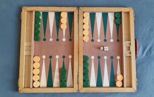 Antique Arthur Popper 1930s Bakelite Backgammon, Hobby en Vrije tijd, Gezelschapsspellen | Bordspellen, Nieuw, Verzenden