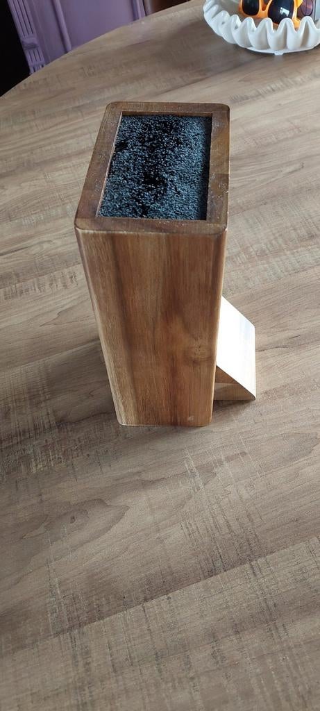 Messenblok - Houten messenhouder, Huis en Inrichting, Keuken | Keukenbenodigdheden, Ophalen of Verzenden, Zo goed als nieuw