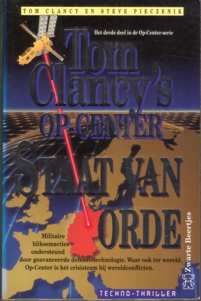 Tom Clancy - Op-Center - Staat van orde, Boeken, Thrillers, Gelezen, Ophalen of Verzenden