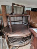 Vibtage Rotan/ Manou set coffeetable salontafel wandplank, Ophalen, 50 tot 100 cm, Zo goed als nieuw, Minder dan 50 cm