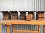 Handgemaakte nestkastjes van gerecycled hout- Vogelhuisjes, Verzenden, Nieuw