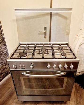 Bestron RVS 80cm Gasfornuis met Elektrische Oven! beschikbaar voor biedingen