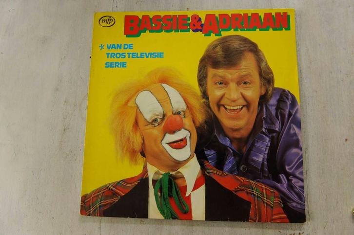 Bassie en Adriaan - Bassie en Adriaan van de TROS televisie, Cd's en Dvd's, Vinyl | Kinderen en Jeugd, Zo goed als nieuw, Muziek