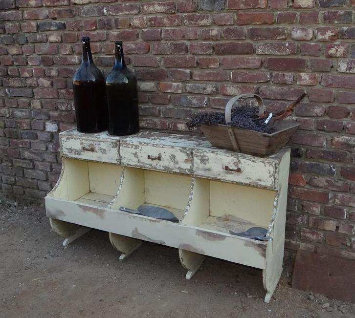 oude grutterskast winkelkast vakkenkast, Antiek en Kunst, Curiosa en Brocante, Ophalen