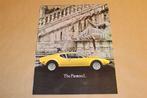 Zeldzame brochure - De Tomaso Pantera L - 1973, Ophalen of Verzenden, Zo goed als nieuw, Overige merken