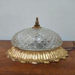Vintage brocante Hollywood Regency plafonnière plafondlamp 4, Valkenswaard, Gebruikt, Info@flashbackfurniture.nl, Ophalen of Verzenden