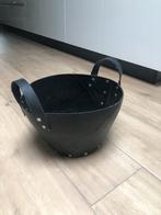 Rubberen mand. Zwart., Huis en Inrichting, Woonaccessoires | Schalen en Manden, Ophalen, Overige materialen, Mand, Rond