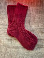 Handgebreide wollen sokken - Maat 37, Sokken en Kniesokken, Overige kleuren, Maat 35 t/m 38, Nieuw