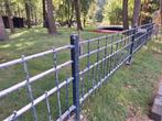Gegalvaniseerd hekwerk 12 meter, Tuin en Terras, Tuinhekken en Hekwerk, Ophalen, Gebruikt, IJzer