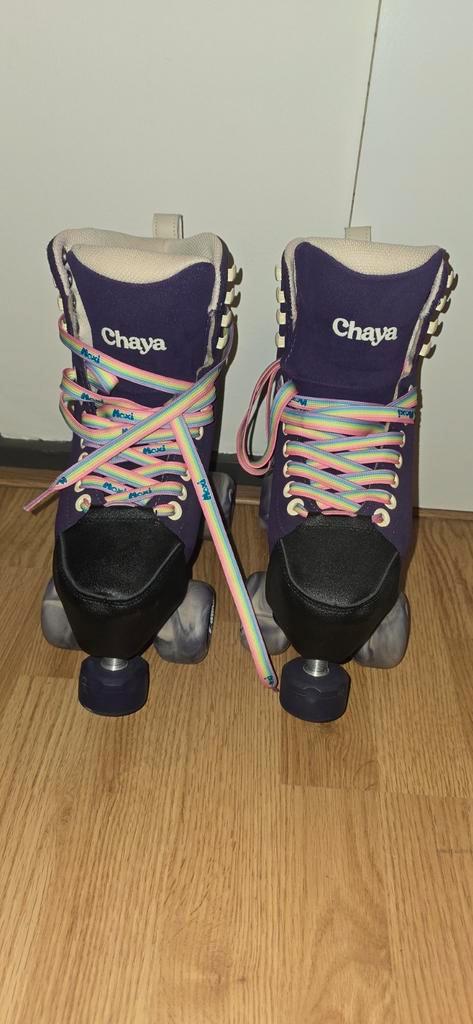 Chaya Elite Purple Evil rollerskates maat 38, ready to roll, Sport en Fitness, Overige Sport en Fitness, Zo goed als nieuw, Ophalen