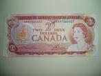 193. Canada, 2 dollars 1974 Queen Elizabeth II., Postzegels en Munten, Bankbiljetten | Amerika, Los biljet, Verzenden, Noord-Amerika