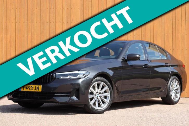 BMW 5-serie 520i Bus. Ed.Plus orgNL 2xel.stoel+leer+memory+v, Auto's, BMW, Bedrijf, Te koop, 5-Serie, ABS, Achteruitrijcamera