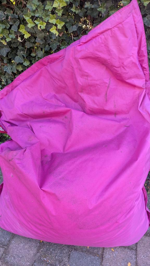 Fatboy XXL Zitzak -  met vlekken, Huis en Inrichting, Zitzakken, Gebruikt, Zitzak, Roze, Ophalen