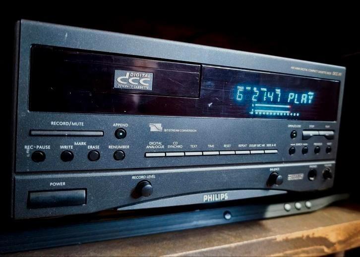 ✅Philips HiFi Mini Digital Compact Cassette Deck DCC-91, Audio, Tv en Foto, Cassettedecks, Philips, Ophalen