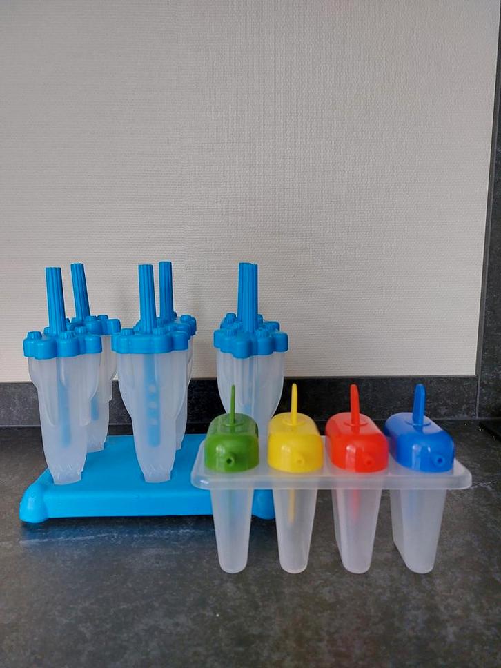 Ijsvormen set - 2 sets voor 10 ijsjes, Huis en Inrichting, Keuken | Keukenbenodigdheden, Nieuw, Ophalen of Verzenden