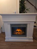 Elektrische haard met verwarming, Huis en Inrichting, Haarden, Ophalen, Gebruikt, Vrijstaande haard, Elektrische haard