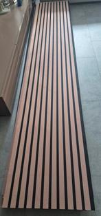 Akoestisch Wandpaneel 50x 280cm - Leer - Lichtgrijs, Huis en Inrichting, Ophalen, Zo goed als nieuw