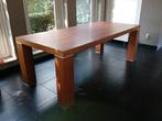 Eetkamertafel (houten fineer), Ophalen, Gebruikt, 200 cm of meer, 50 tot 100 cm