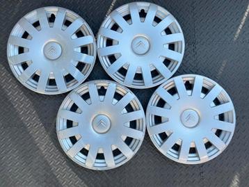Set originele Citroën C2, C3 en Berlingo wieldoppen 15 inch beschikbaar voor biedingen