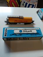 Märklin H0 - 4651 Ketelwagen SHELL 4 asser, Wisselstroom, Wagon, Ophalen of Verzenden, Zo goed als nieuw