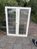 2 glas in lood deurtjes bovenkasje, Doe-het-zelf en Verbouw, Glas en Ramen, Ophalen, Gebruikt, Glas in lood