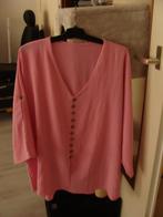 Te koop rose tuniek met drie kwart mouwen maat XL, Ophalen of Verzenden, Nieuw, Maat 46/48 (XL) of groter, Roze