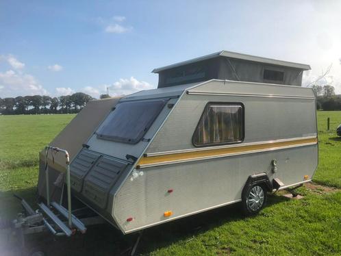 Kip kompakt 400 EK, Caravans en Kamperen, Caravans, Particulier, tot en met 2, 500 - 750 kg, Standaardzit, Kip, Koelkast, Ophalen