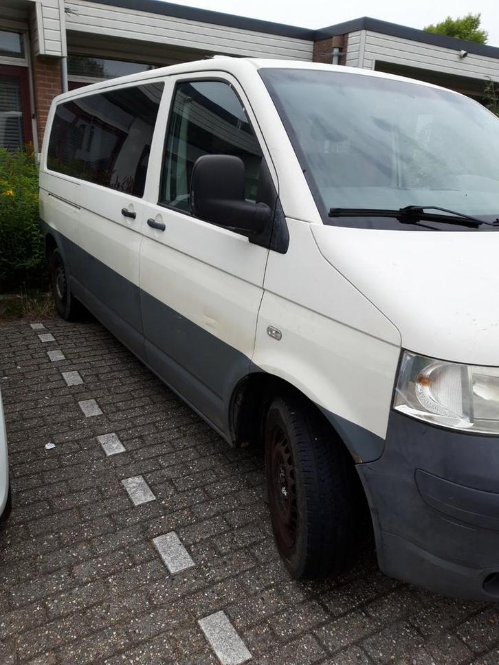 Camper kampeerwagen camperbus 1.9 tdi 2007 L2H1 8 persoons, Auto's, Volkswagen, Particulier, Diesel, Origineel Nederlands, Wit