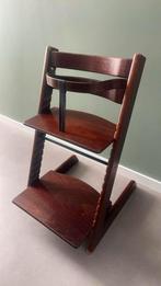 Stokke tripp trapp triptrap kinderstoel walnut bruin, Ophalen of Verzenden, Meegroeistoel, Aanschuifbaar