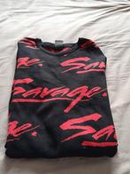 Fijn gebreide trui SAVAGE ( L ) Heren / Jongens, Ophalen of Verzenden, Zo goed als nieuw, Maat 52/54 (L), Zwart