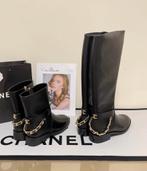 Dames chanel boots, Kleding | Dames, Nieuw, Ophalen of Verzenden, Zwart