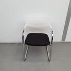 Vitra Visavis vergaderstoel - zwarte stof, Huis en Inrichting, Stoelen, Ophalen of Verzenden, Gebruikt, Stof, Vijf, Zes of meer stoelen